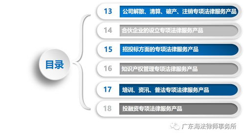 廣東海法律師事務(wù)所企業(yè)法律服務(wù)產(chǎn)品——信息咨詢服務(wù)